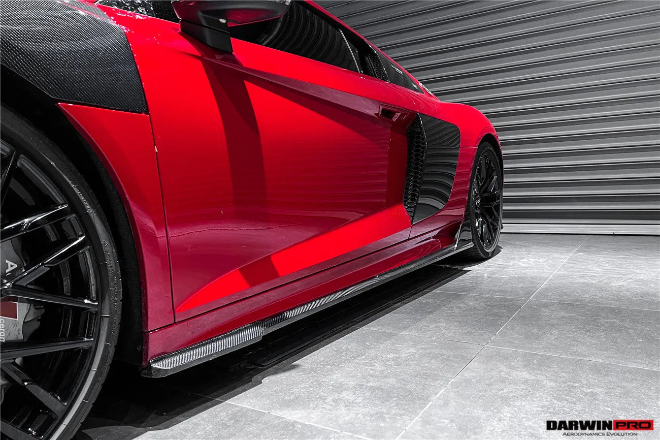 2016-2018 Audi R8 Coupe iMP Performance Carbon Fiber Side Skirts Under Board