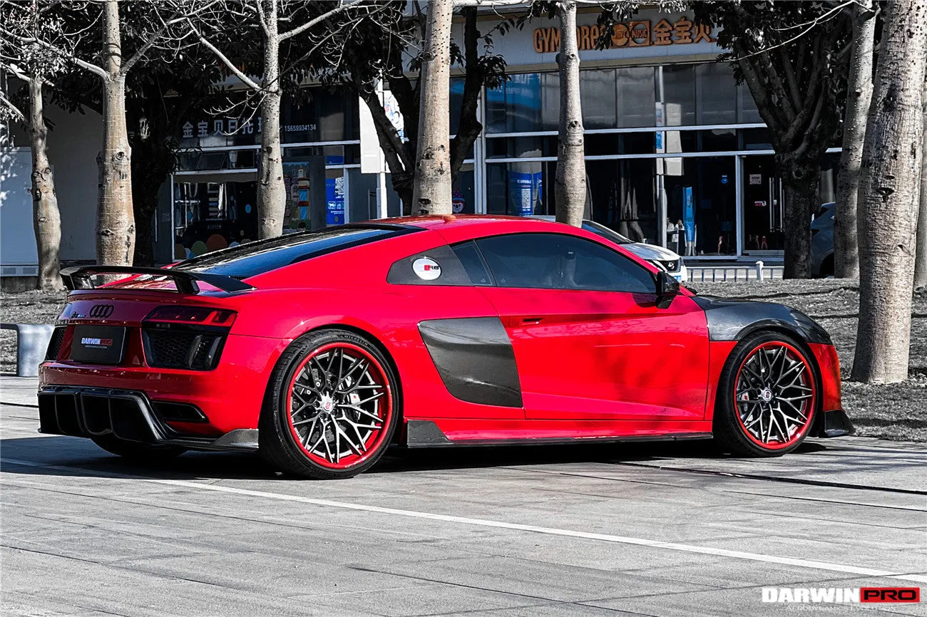 2016-2018 Audi R8 Coupe iMP Performance Carbon Fiber Side Skirts Under Board
