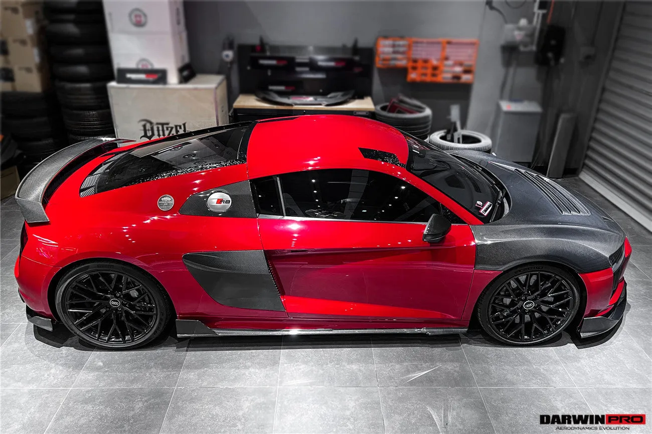 2016-2018 Audi R8 Coupe iMP Performance Carbon Fiber Side Skirts Under Board