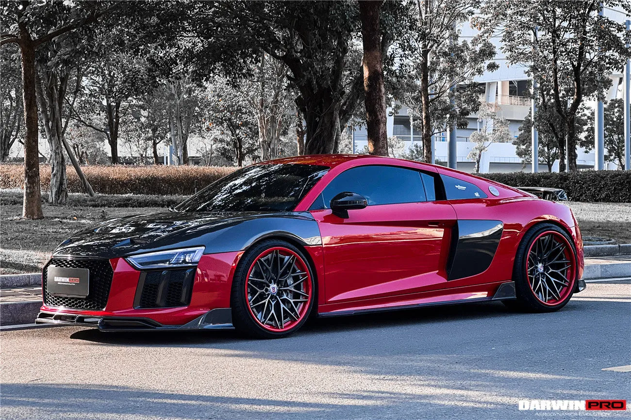 2016-2018 Audi R8 Coupe iMP Performance Carbon Fiber Side Skirts Under Board
