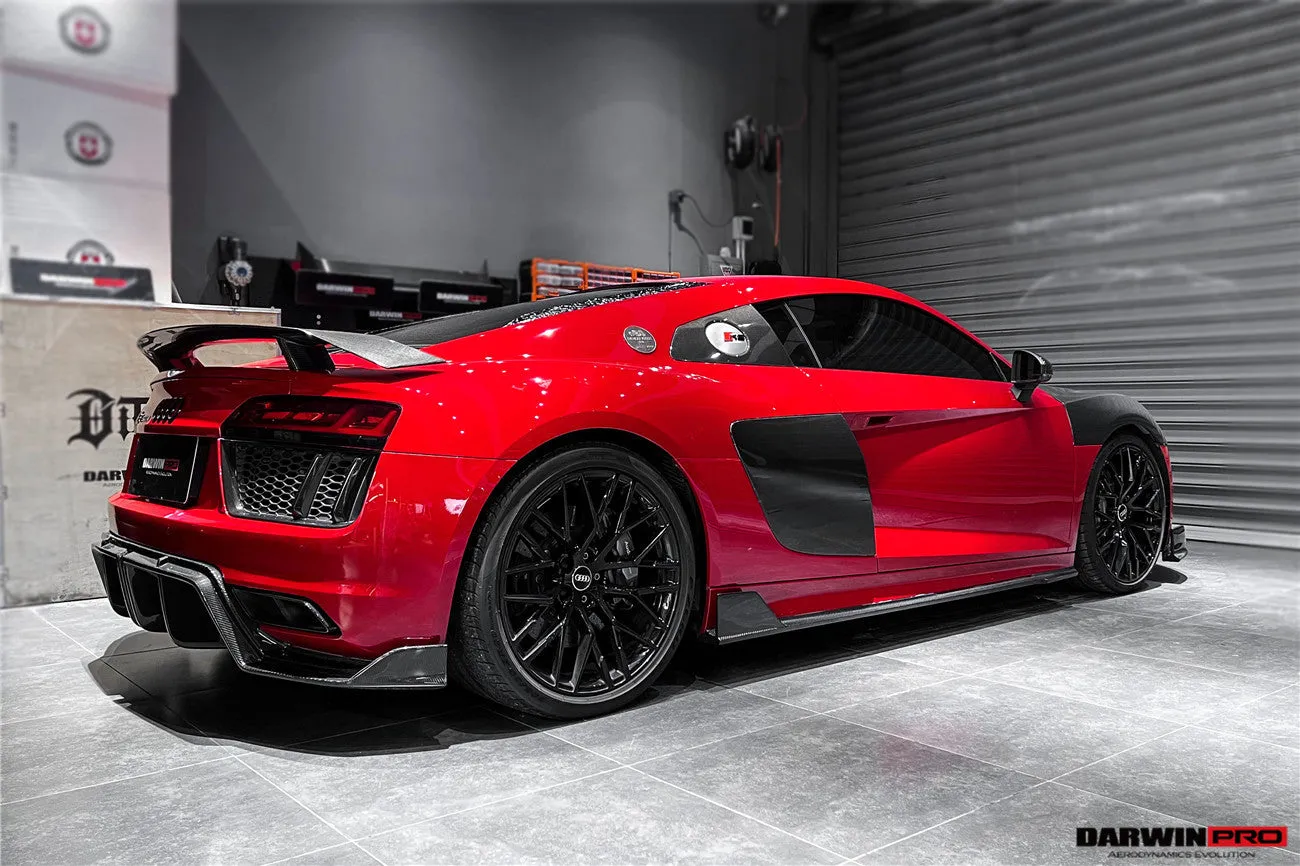 2016-2018 Audi R8 Coupe iMP Performance Carbon Fiber Side Skirts Under Board