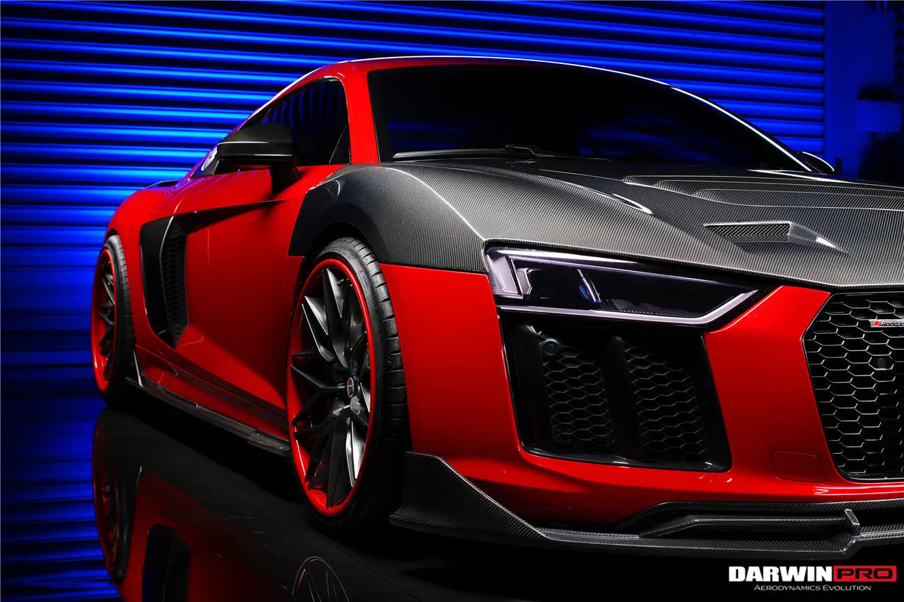 2016-2018 Audi R8 Coupe iMP Performance Carbon Fiber Side Skirts Under Board