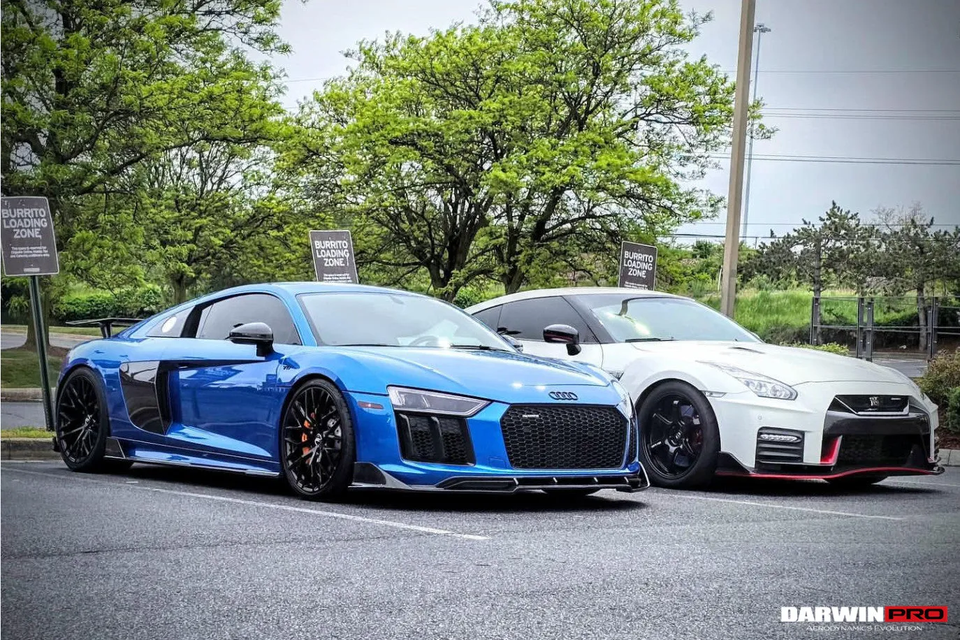 2016-2018 Audi R8 Coupe iMP Performance Carbon Fiber Side Skirts Under Board