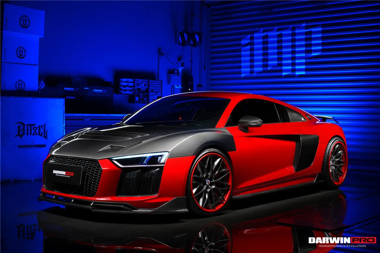 2016-2018 Audi R8 Coupe iMP Performance Carbon Fiber Side Skirts Under Board