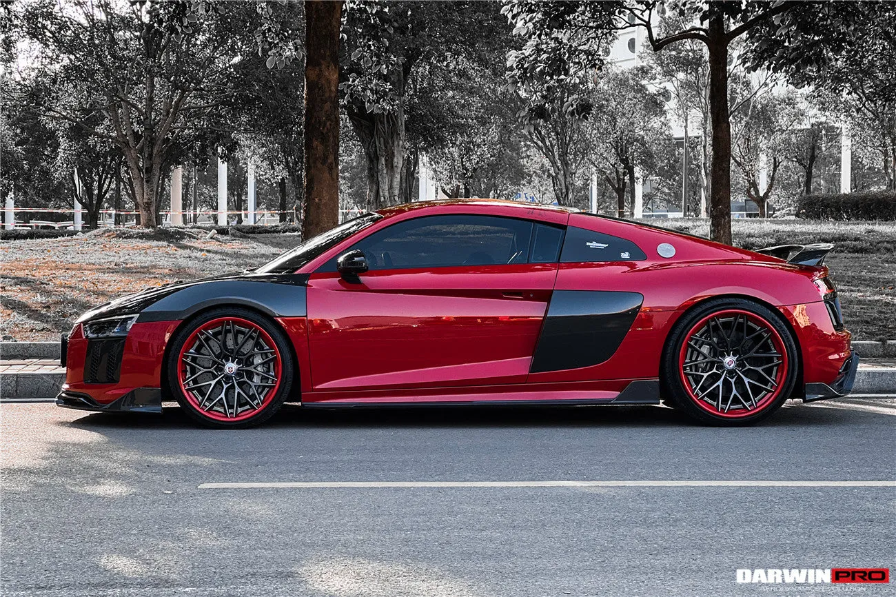 2016-2018 Audi R8 Coupe iMP Performance Carbon Fiber Side Skirts Under Board