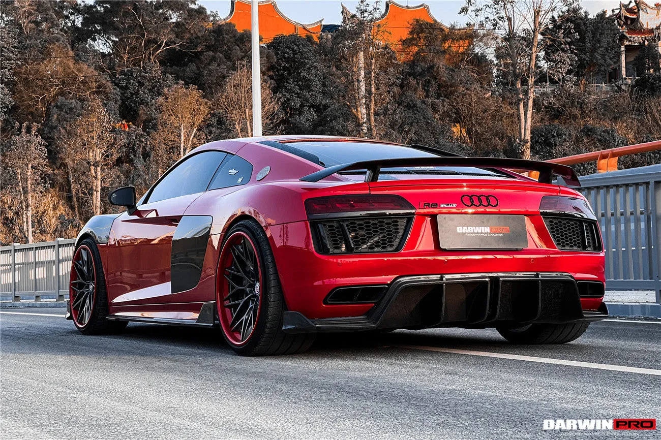 2016-2018 Audi R8 Coupe iMP Performance Carbon Fiber Side Skirts Under Board