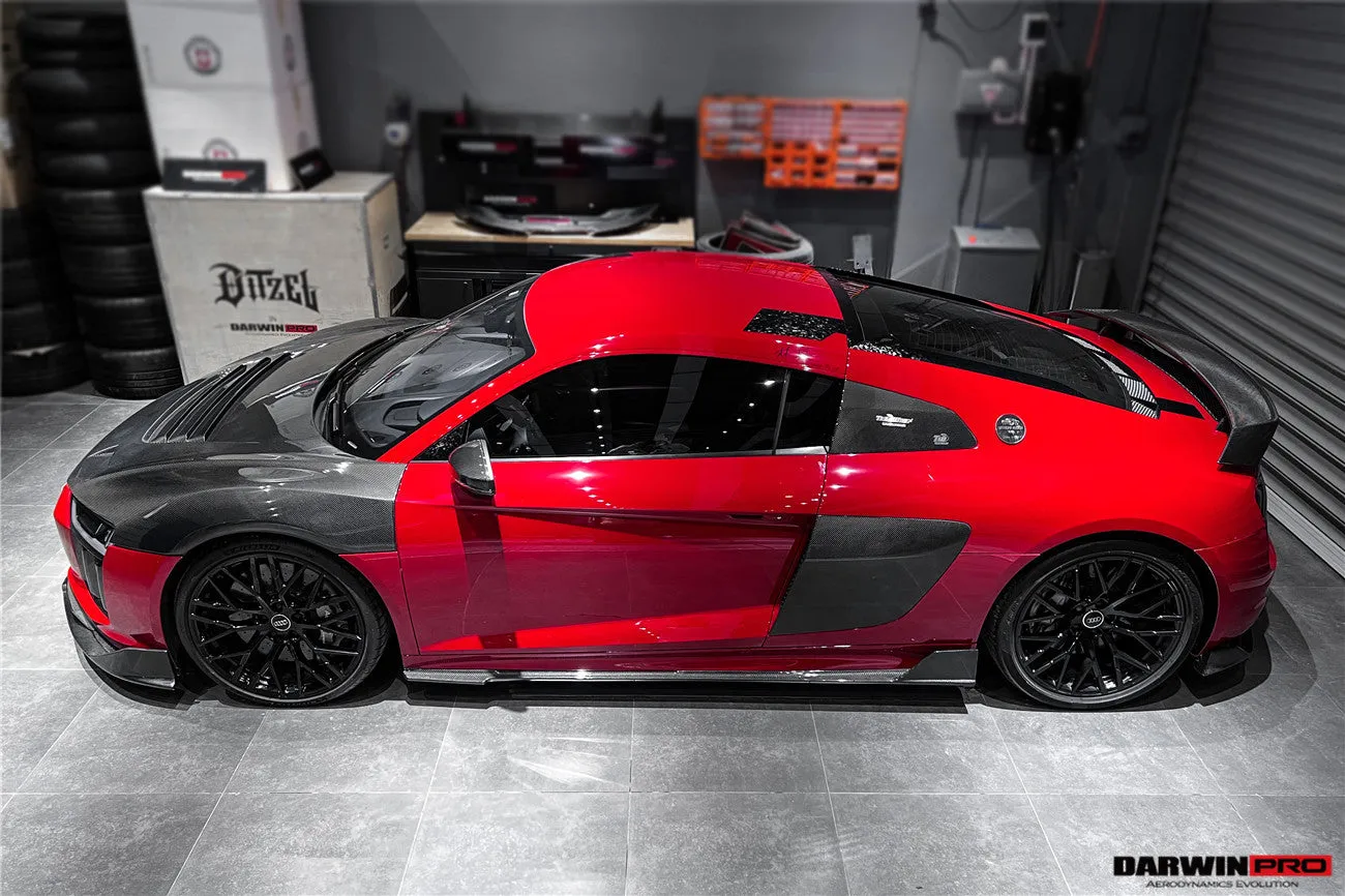 2016-2018 Audi R8 Coupe iMP Performance Carbon Fiber Side Skirts Under Board