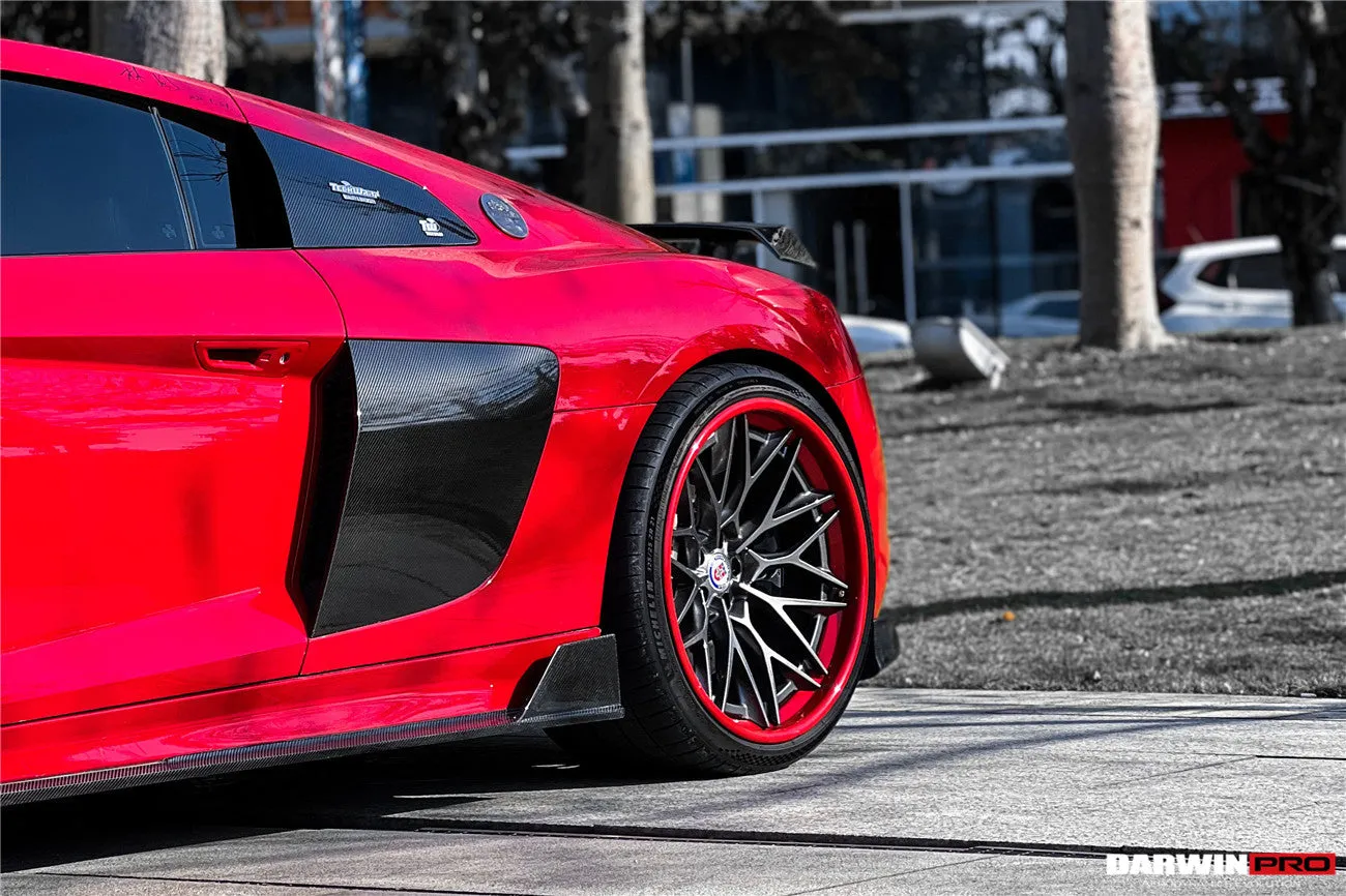 2016-2018 Audi R8 Coupe iMP Performance Carbon Fiber Side Skirts Under Board