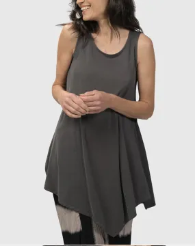 Alembika Clothing - ESSENTIAL JOY SLEEVELESS TUNIC TOP FINAL SALE ITEM