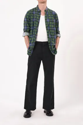 CHECK FLANNEL SHIRT | EMERALD