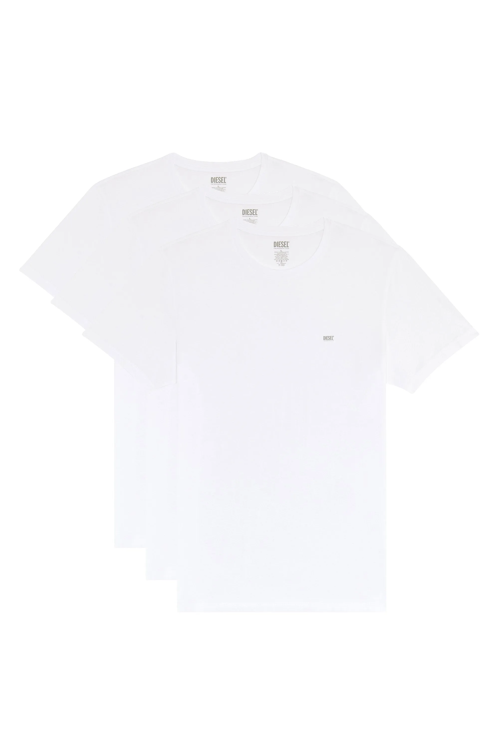 Diesel Umtee-Jackthreepack T-Shirts White