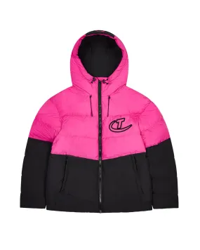 Hyperdrive Hooded Puffer - Black/Pink