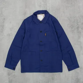 Le Laboureur Cotton Work Jacket - Marine Blue