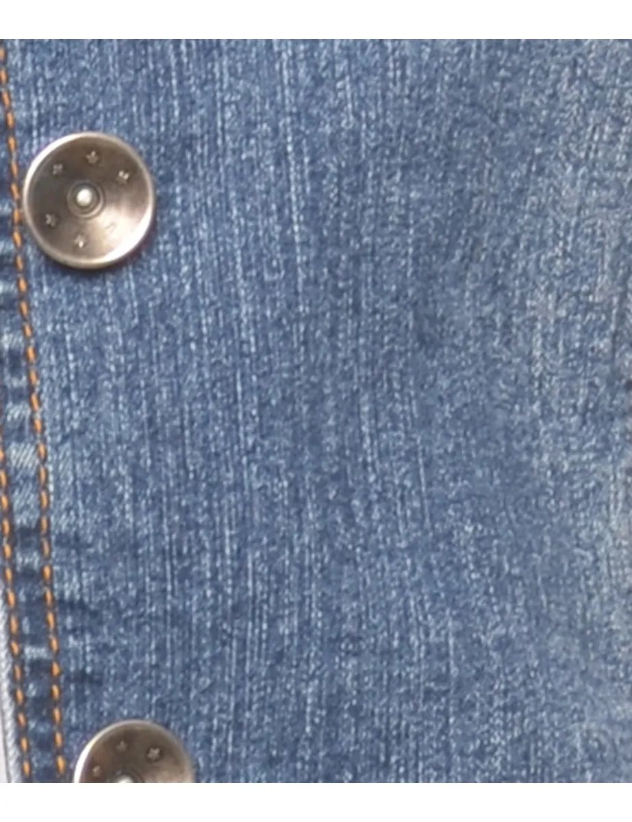 Medium Wash Denim Jacket - L