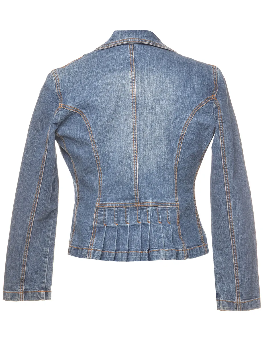 Medium Wash Denim Jacket - L