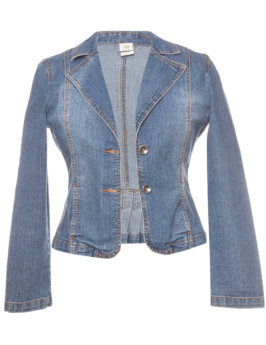 Medium Wash Denim Jacket - L