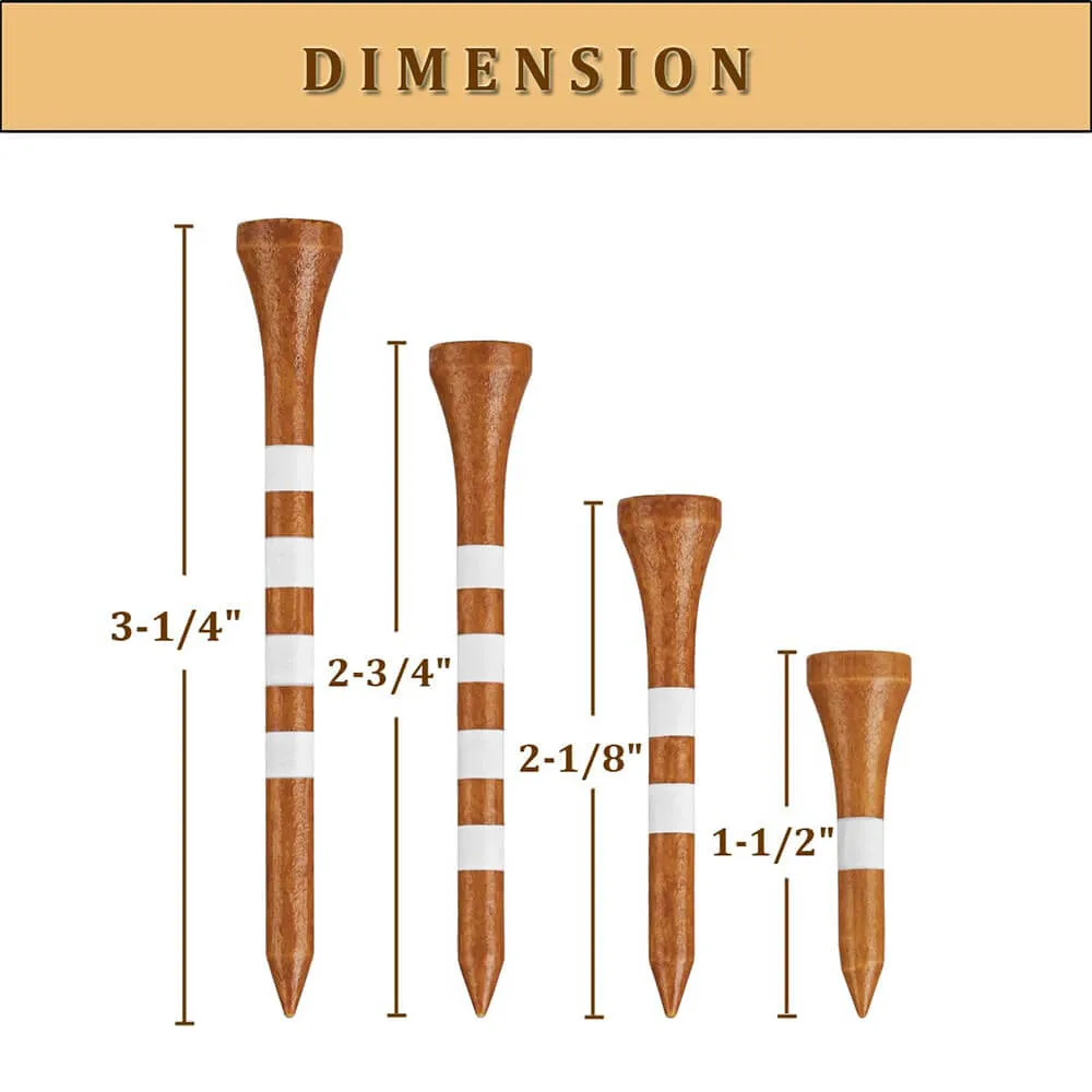 Natural Golf Tees