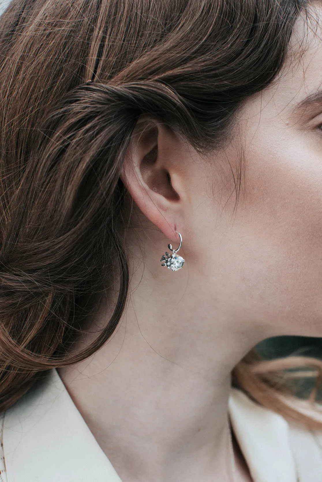 Puffer Fish Earrings