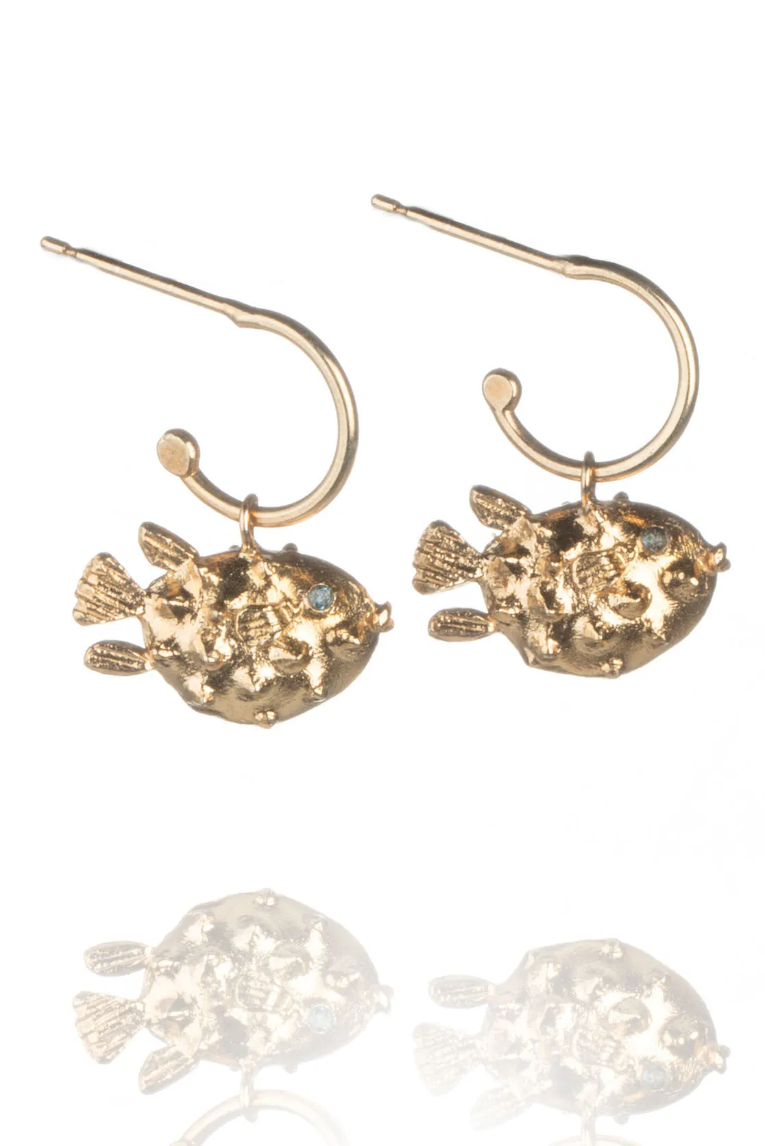 Puffer Fish Earrings
